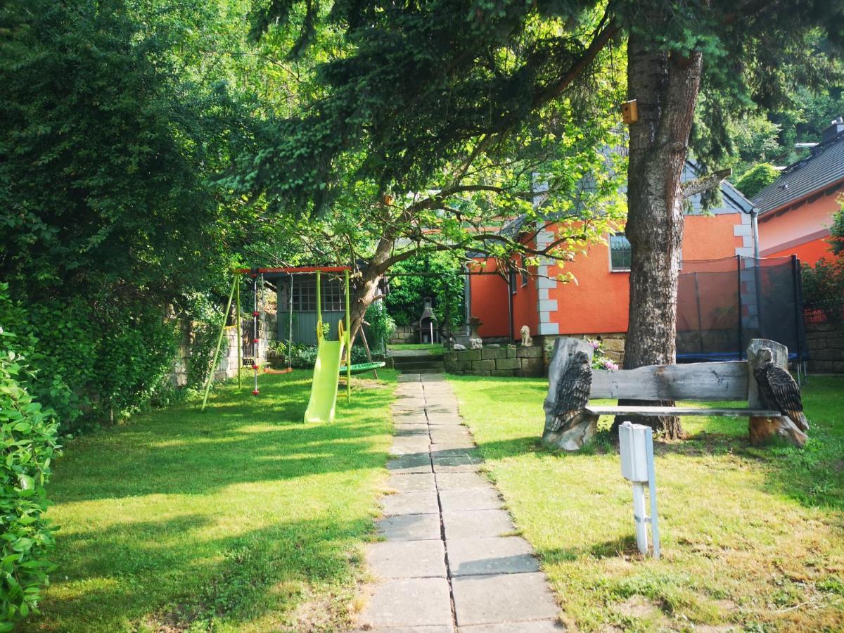 Ferienhaus Franz - An Der Elbe, Mit Grossem Garten Pirna Ngoại thất bức ảnh